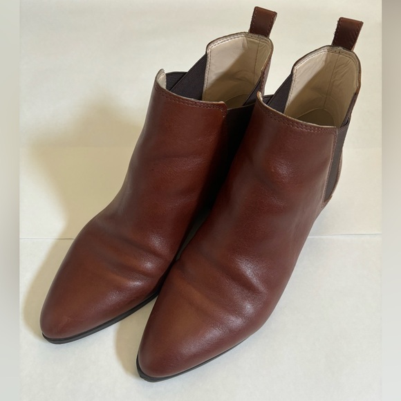 Nine West Doloris Brown Pointed Toe Ankle Boot Size 7 - Picture 2 of 6